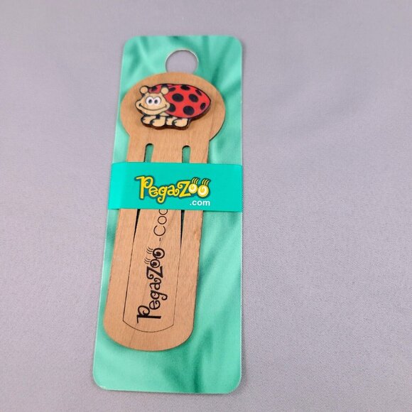 Bookmarks Dolphin Ladybug Bee (2) Made In Canada From Real Maple Wood New Read - Picture 7 of 16